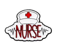 Creative English Letter Hospital Brooch for Doctors and Nurses Alloy Enameled Lapel Pin Accessory Fashion Decoration Doctor Nurse English Letter Gift