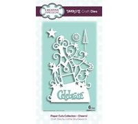 CREATIVE EXPRESSIONS 3PL Creative Expressions-Paper Cuts-Cheers-Craft Die, Metal, 14 x 9.5 cm, CEDPC1117