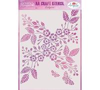 Creative Expressions Angela Poole A4 Craft Stencil Hedgerow