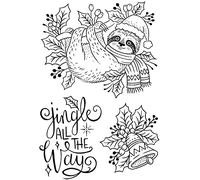 Creative Expressions Designer Boutique-Jingle All The Way-Clear Stamp Set, 6 x 4 inches