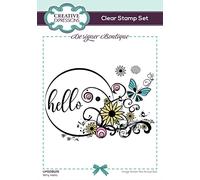 Creative Expressions Designer Boutique-Why Hello-Clear Stamp Set, 6 x 4 inches