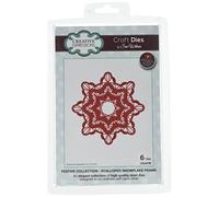 Creative Expressions - Festive Collection - Scalloped Snowflake Frame Cutting Die