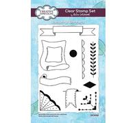 Creative Expressions Helen Colebrook-Clear Stamp Set-Beautiful Banners, 4 in x 6 in