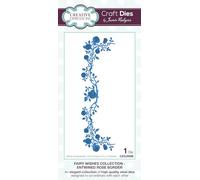Creative Expressions Jamie Rodgers Fairy Wishes-Entwined Rose Border Craft Die, Metal, 5.4 ins x 1.5 ins