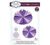Creative Expressions Jamie Rodgers - Tea Bag Folding - Circles - Craft Die, Largest die 9.7 x 9.7 cm, (CEDJR014)