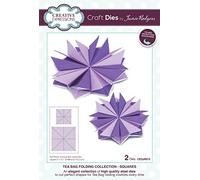 Creative Expressions Jamie Rodgers - Tea Bag Folding - Squares - Craft Die, Largest die 9.7 x 9.7 cm, CEDJR015