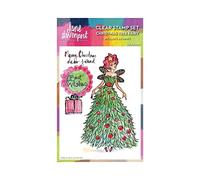 Creative Expressions Jane Davenport-Christmas Tree Fairy-Clear Stamp Set, A6 CEJDCS011