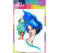 Creative Expressions Jane Davenport - Swirling Bardot - Clear Stamp Set, CEJDCS005, 15.2 x 20.3 cm