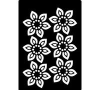 Creative Expressions Mini Stencil-Beaded Flower, 10.5cm x 7.4cm