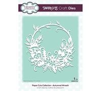 Creative Expressions Paper Cuts-Autumnal Wreath-Craft Die, Metal, 14.1 x 14.6 cm
