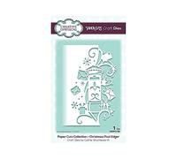 Creative Expressions Paper Cuts-Christmas Post-Edger Craft Die, Metal, 8.1 x 14.5 cm CEDPC1168