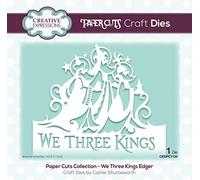 Creative Expressions Paper Cuts Edger-We Three Kings-Craft Die, Metal, Size 14 x 11.1 cm,CEDPC1134