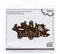 Creative Expressions Paper Cuts Edger-White Christmas-Craft Die, Metal, Size 14.6 x 7.1 cm CEDPC1136