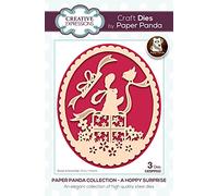 Creative Expressions Paper Panda-A Hoppy Surprise-Craft, Metal, Die Size 10.4 x 11.6 cm