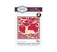 Creative Expressions Paper Panda-Graceful Deer-Craft Die, Metal, 10.5 x 10.5 cm, CEDPP030