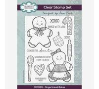 Creative Expressions : Sam Poole : 6x8in (Apx.15x20cm) : Clear Stamp Set : Gingerbread Bakes