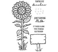 Creative Expressions Sam Poole-Sunshine-Clear Stamp Set, A6