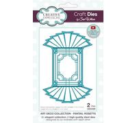 Creative Expressions Sue Wilson Art Deco Fantail Rosette Craft Die, Brown, 4.8 x 3.3 in