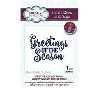 Creative Expressions Sue Wilson Festive Greetings of The Season Craft Die