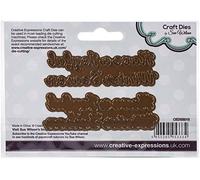 Creative Expressions Sue Wilson Festive Shadowed Sentiment Have a Joyful Winter Season Craft Die