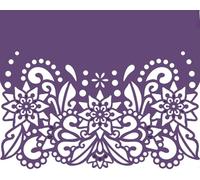 Creative Expressions Sue Wilson Frames & Tags Floral Symphony Craft Die, Metal, 5.4 x 4.4 in