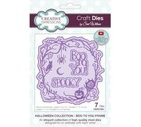 Creative Expressions Sue Wilson Halloween Boo to You Frame Craft Die, Brown, 4.1 x 4 inch