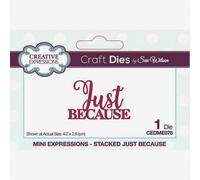 Creative Expressions : Sue Wilson : Mini Expressions : Stacked Just Because Craft Die