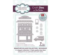 Creative Expressions Sue Wilson Miniature Village Bookshop Craft Die