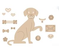 Creative Expressions Sue Wilson Pet Pals Bailey Craft Die, Metal, 303 x 3.1 in