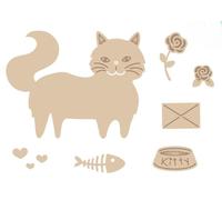 Creative Expressions Sue Wilson Pet Pals Bella Craft Die, Metal, 2.7 x 2.3 in