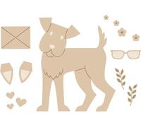 Creative Expressions Sue Wilson Pet Pals Buddy Craft Die, Brown, 3.5 x 2.9 in