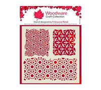 Creative Expressions Woodware Kasbah 6 in x 6 in Stencil, Cream, 6 x 6 in