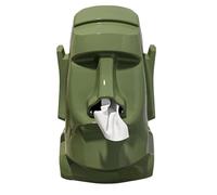 Creative Face Tissue Holder - Easter Island Statue Serve Storage Box - Sun Boxes Towel Organizer for