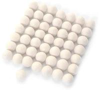 Creative Felt Balls Pompoms DIY Wool Ball Decoration Felt Monochromatic Small for Felt Garland Indoor Decorations White 1.5cm 60PCS Home Decor Popular