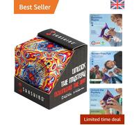 Creative Fidget Toy: 100+ Shape Transformations with the Magnetic Sensory Cube