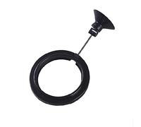 Creative Fish Feeding Ring Aquarium Fish Tank Ring Feeder Floating Food Circle Black 1 Pc B Convenient