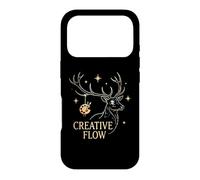 Creative Flow Mystical Stag Deer Artist Painter Celestial Case for iPhone 17 Pro