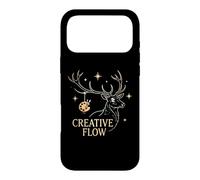 Creative Flow Mystical Stag Deer Artist Painter Celestial Case for iPhone 17 Pro Max