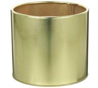 Creative flower pot in gilded wrought iron, art deco style, for the home