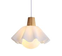 Creative Flower-Shaped Acrylic Hanging Lamp,Nordic Modern Style Single-Headed,E27 Screw Ceiling Lighting Fixtures,Bedside Cloakroom Porch Decoration Pendant Light