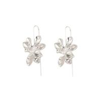 Creative Flowers Long Earrings for Women Ethnic Style Fashion Lotus Temperament Ear Hooks Wedding Jewelry Accessories