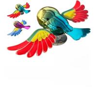 Creative Flying Wings Cars Interior Ornament - Flapping Bird Motorcycles 30 For Mph with Wind-resistant Plastic Hanging Decoration for Car at Bicycles Red (14.5 x 8 cm)(RED)