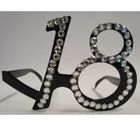 CREATIVE Folat Glasses 18 Birthday Black Diamondframe