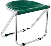 Creative Folding Plastic Chairs for Home & Cafe - Lightweight Leisure Stools Space-Saving Shoe Changing Seats Size: 44x55x47cm Perfect for Dining & Outdoor Use