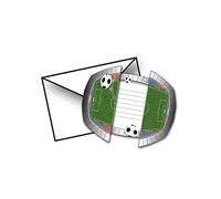 Creative Football Theme Invitations - 8 Count (Pack of 1)