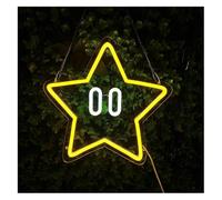 Creative for gift for neon Signs For star Eyes Face for neon Sign, For Wall And Table Aesthetic Decor Party Game Room Kids