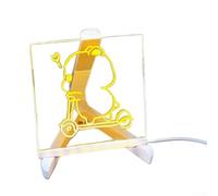 Creative For Kids LED DIY Drawing Board, Acrylic Writing with LED Light to Support Artistic Development and Interactive Learning at Night (15 * 15CM)