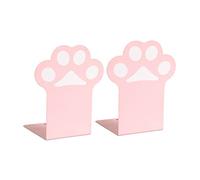 Creative for Paw Book Ends Stand Metal Bookends Non Skid Sturdy for Students Store Books Files Magazines Newspap Nonskid for Shelves