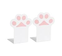 Creative for Paw Book Ends Stand Metal Bookends Non Skid Sturdy for Students Store Books Files Magazines Newspap Nonskid for Shelves