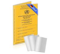 Creative Fox Vaccination Certificate Cover - Parent, transparent, set of 3, Minimalist